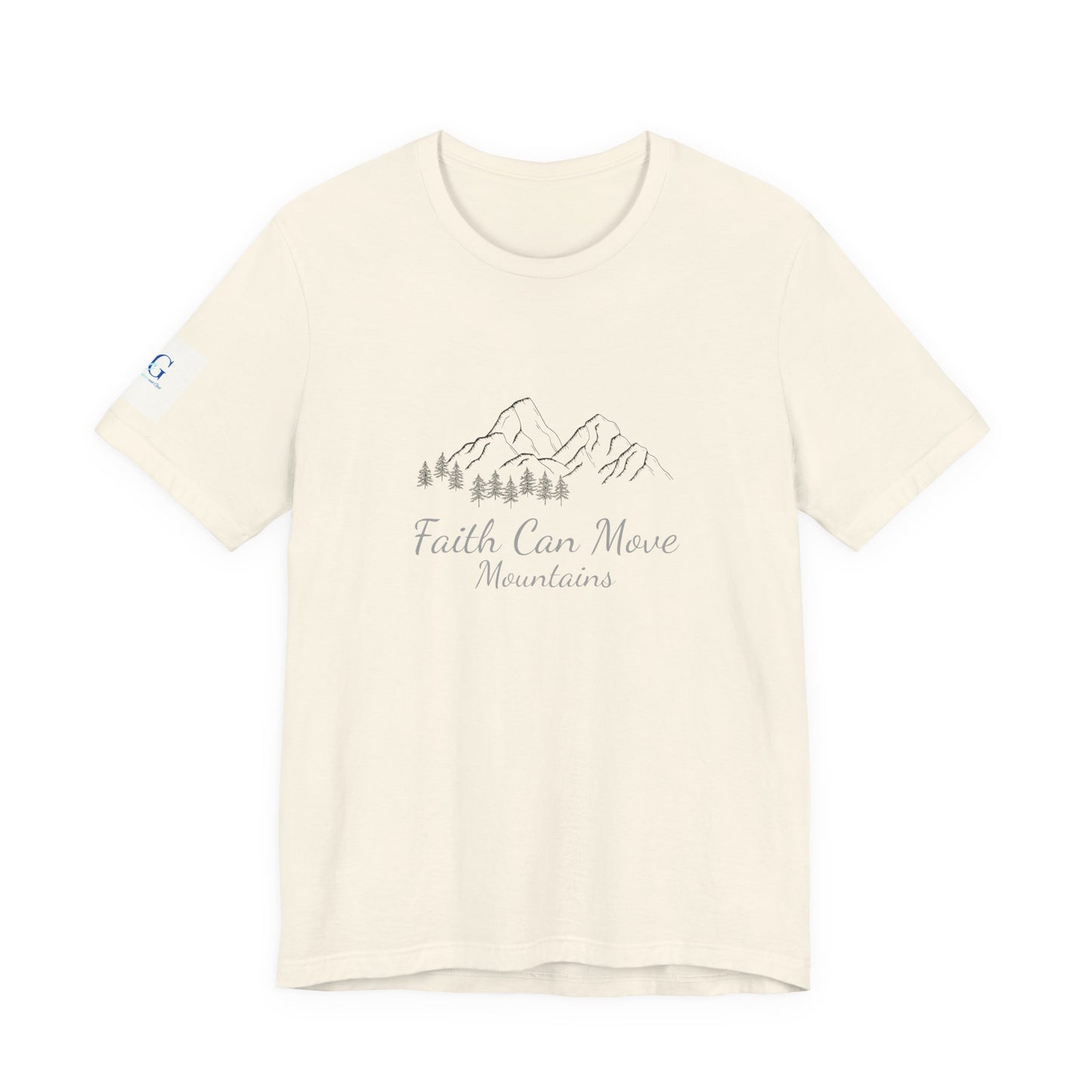 Faith Can Move Mountains T‑Shirt — Inspirational Mountain Graphic Tee