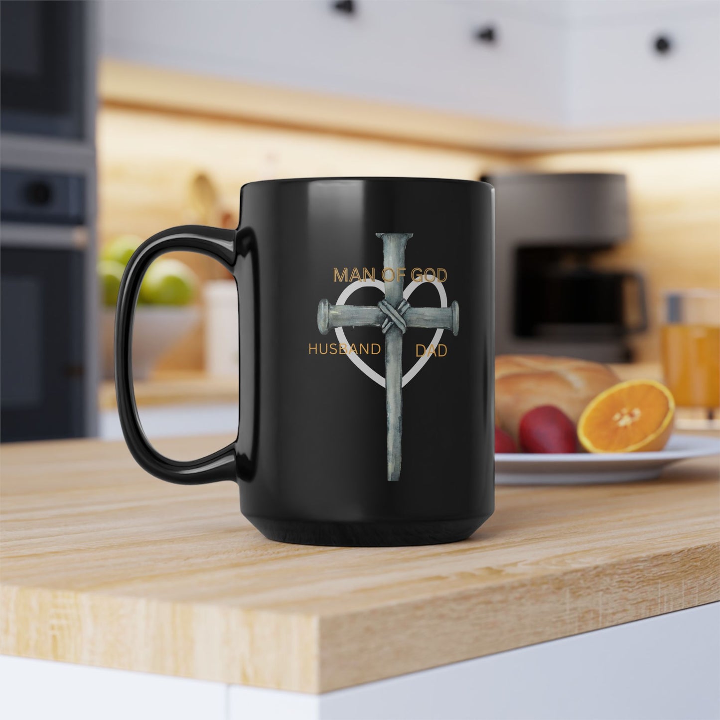 The Best Dad Ever 15oz Black Coffee Mug — Father’s Day Gift