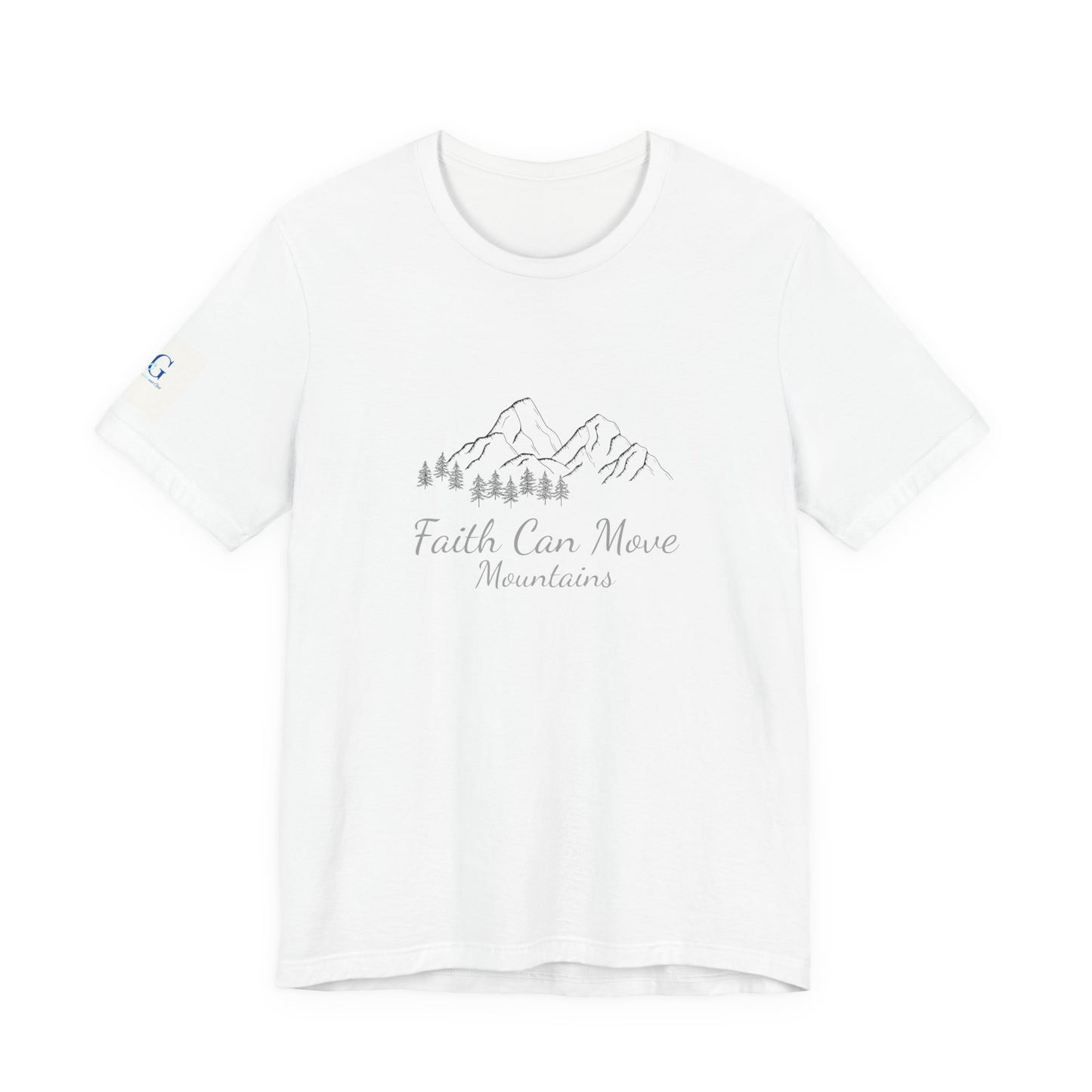 Faith Can Move Mountains T‑Shirt — Inspirational Mountain Graphic Tee