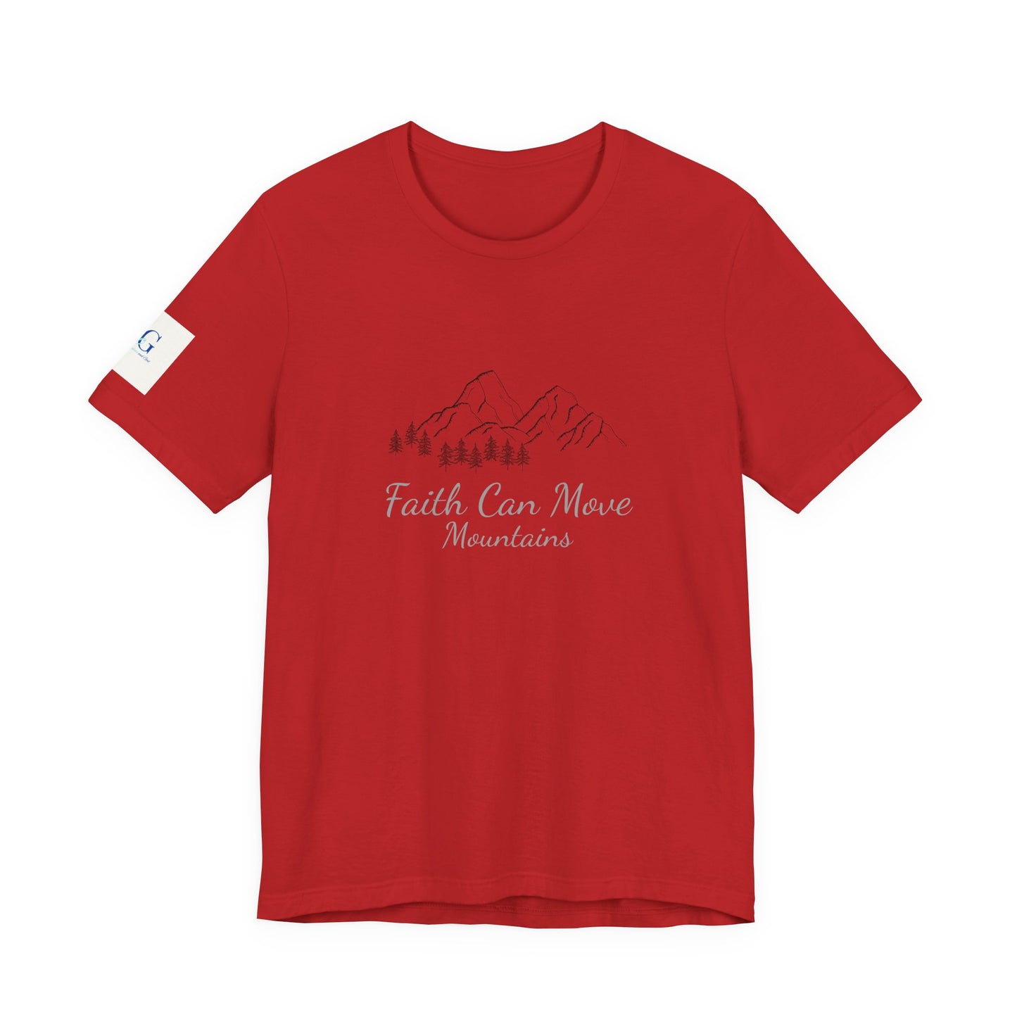 Faith Can Move Mountains T‑Shirt — Inspirational Mountain Graphic Tee