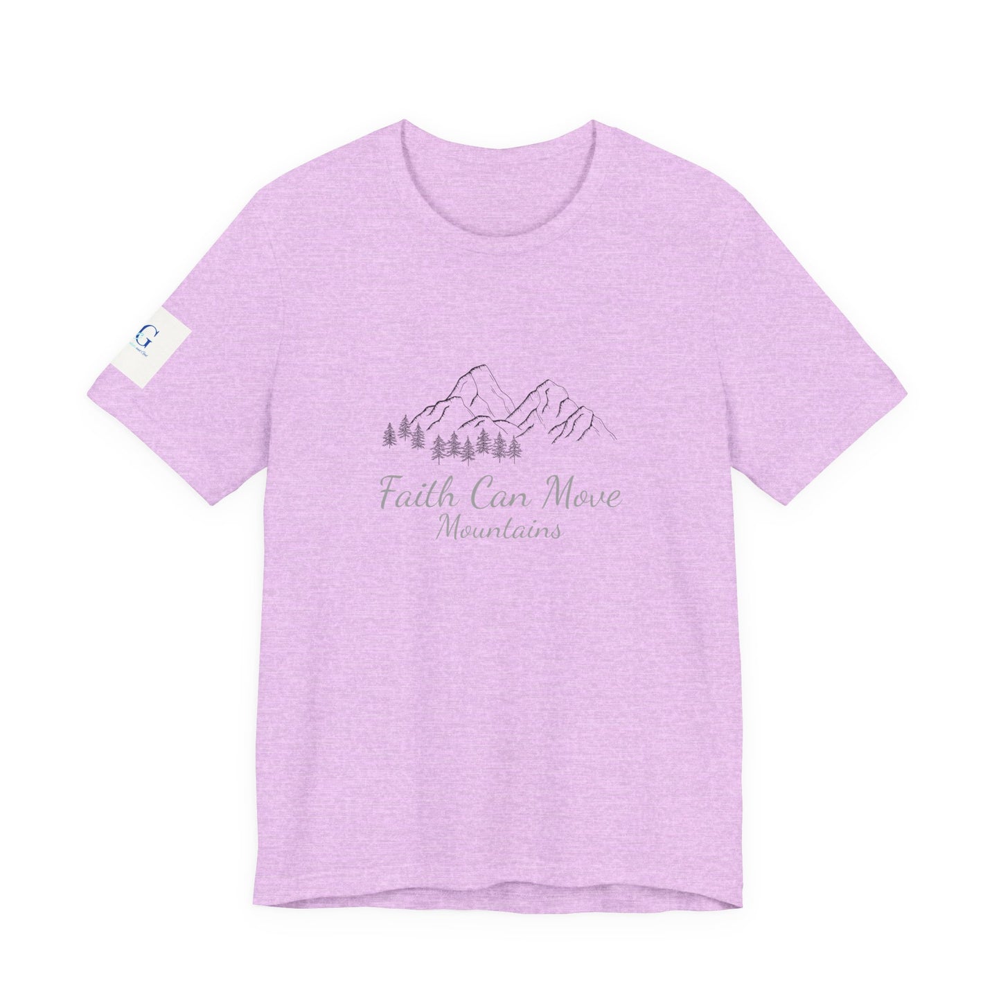Faith Can Move Mountains T‑Shirt — Inspirational Mountain Graphic Tee
