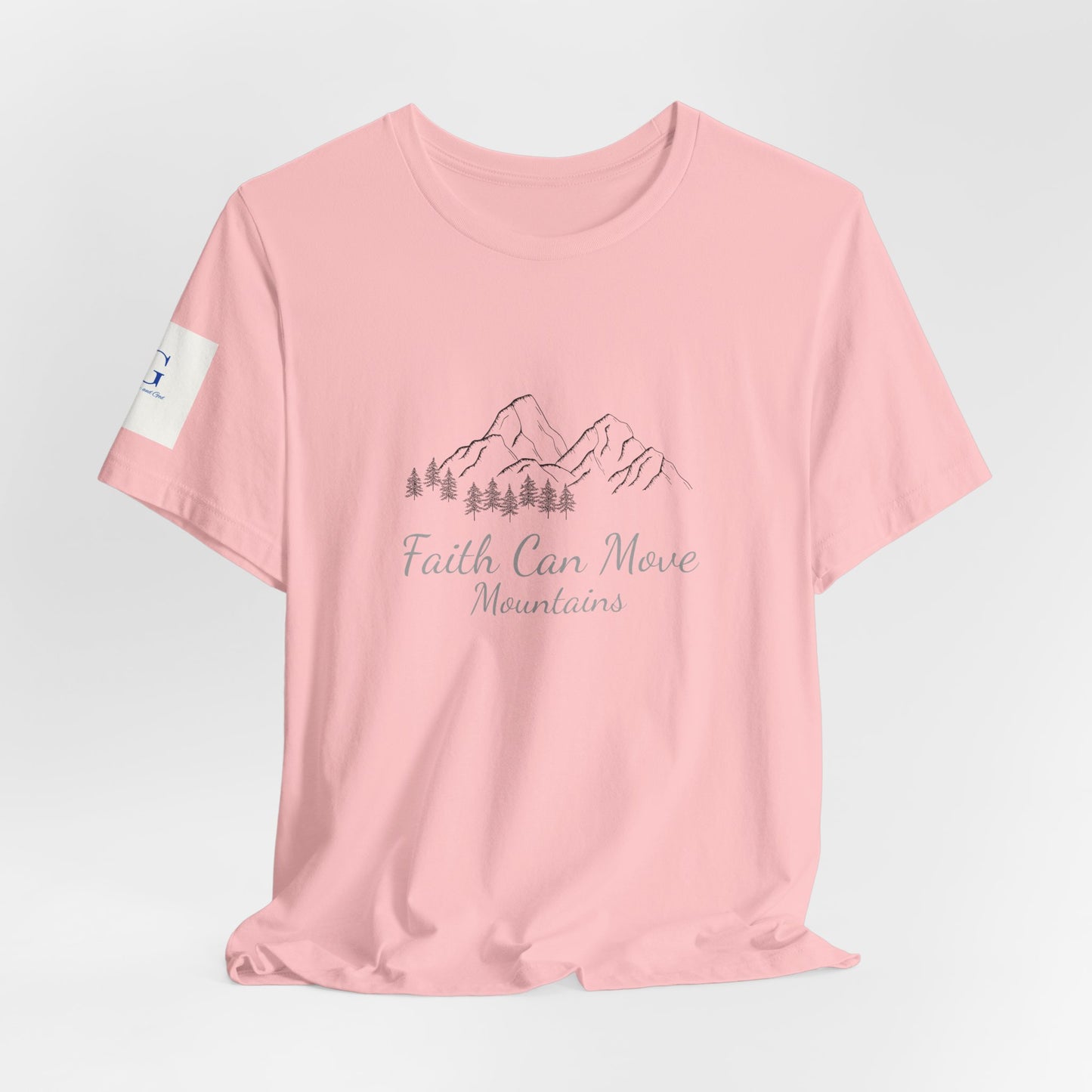 Faith Can Move Mountains T‑Shirt — Inspirational Mountain Graphic Tee