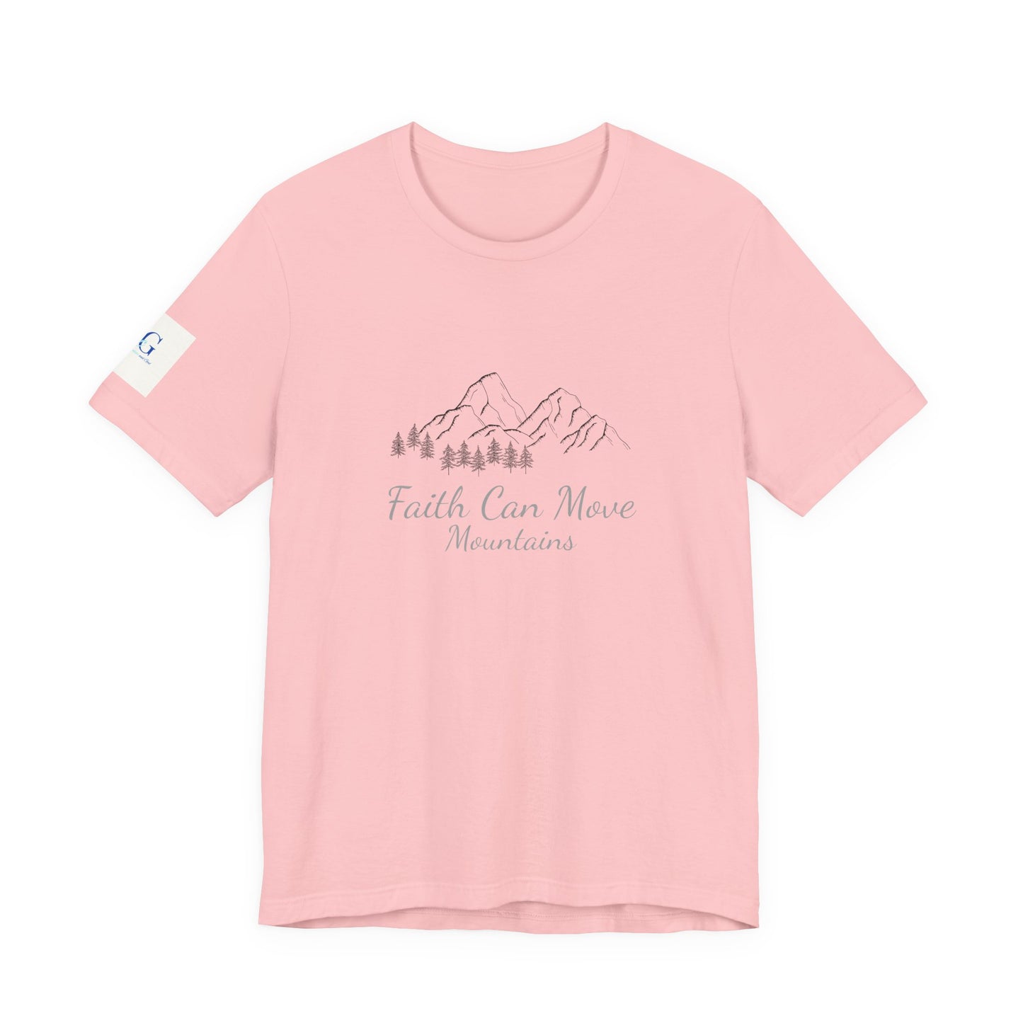 Faith Can Move Mountains T‑Shirt — Inspirational Mountain Graphic Tee