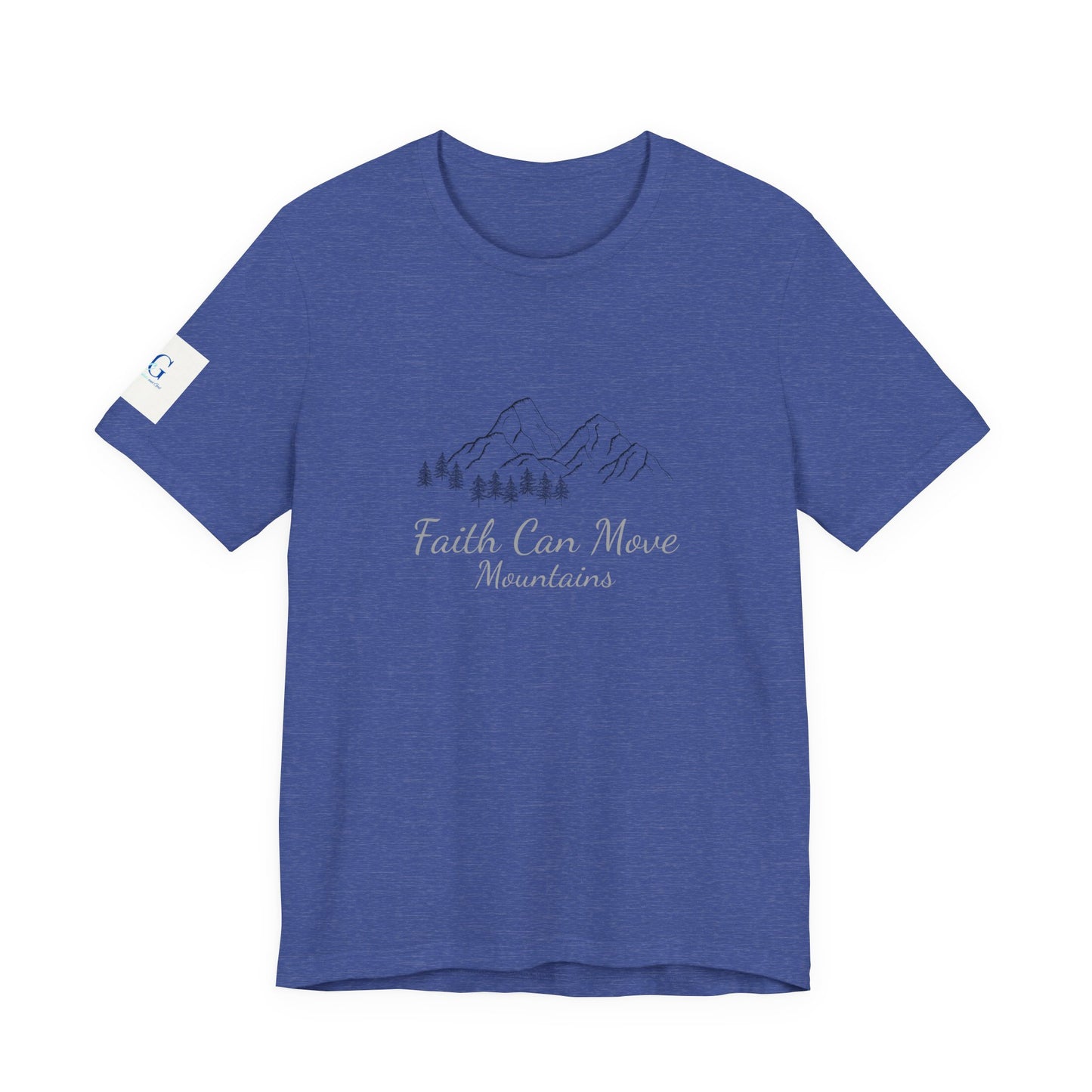 Faith Can Move Mountains T‑Shirt — Inspirational Mountain Graphic Tee