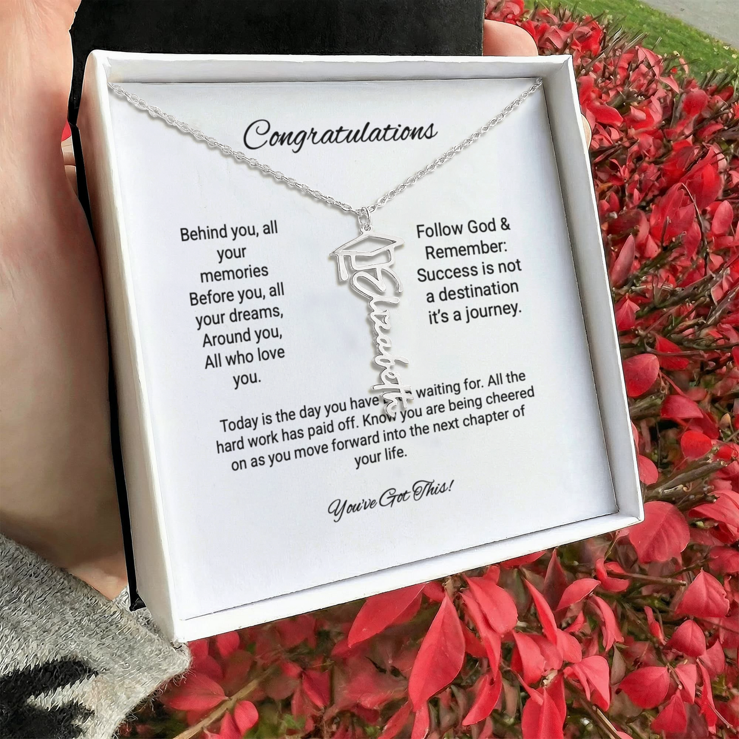 Personalized Graduation Necklace for that Special Graduate that they can cherish forever
