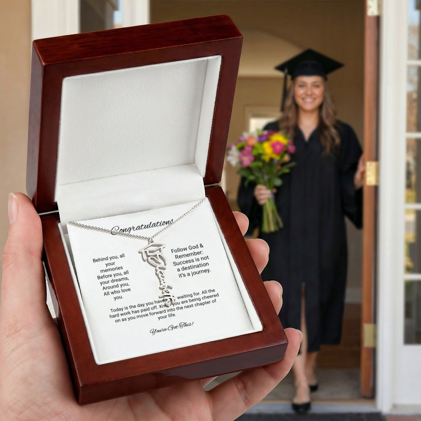 Personalized Graduation Necklace for that Special Graduate that they can cherish forever