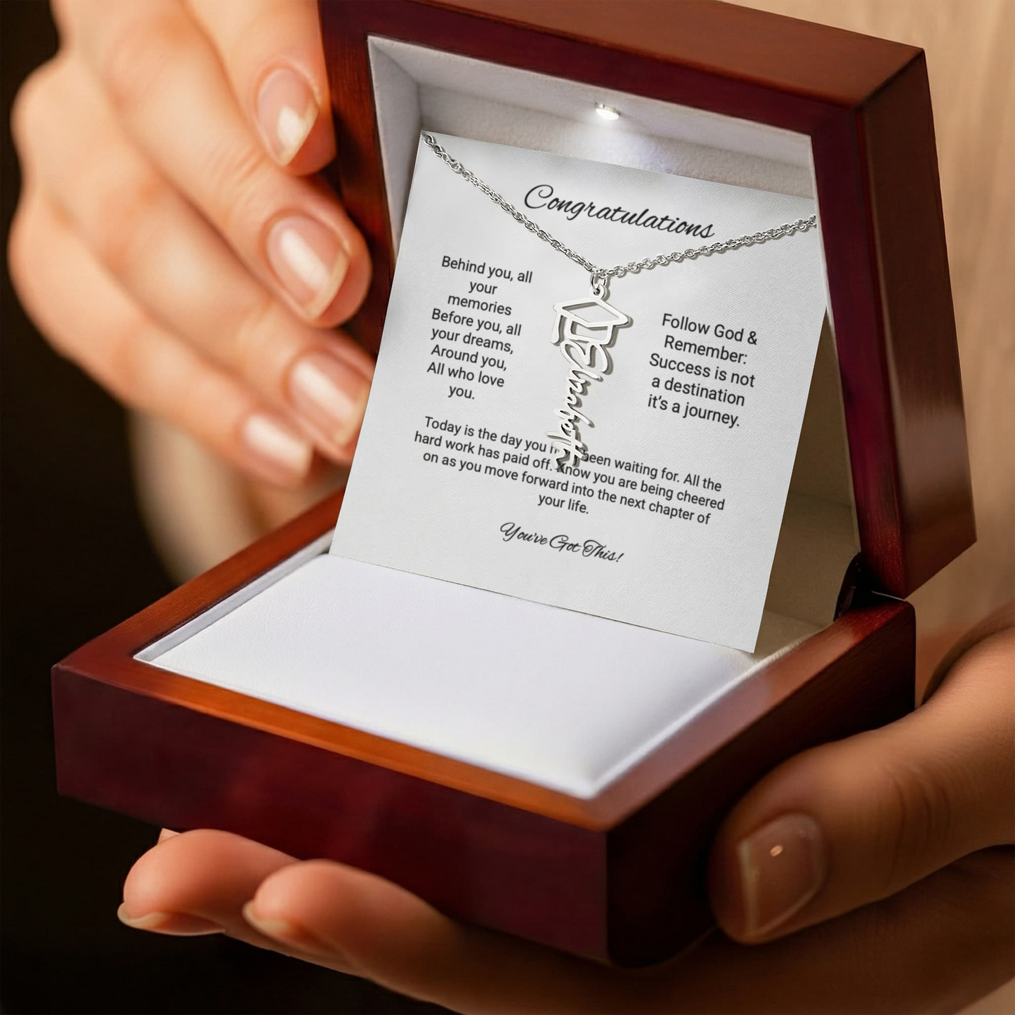 Personalized Graduation Necklace for that Special Graduate that they can cherish forever