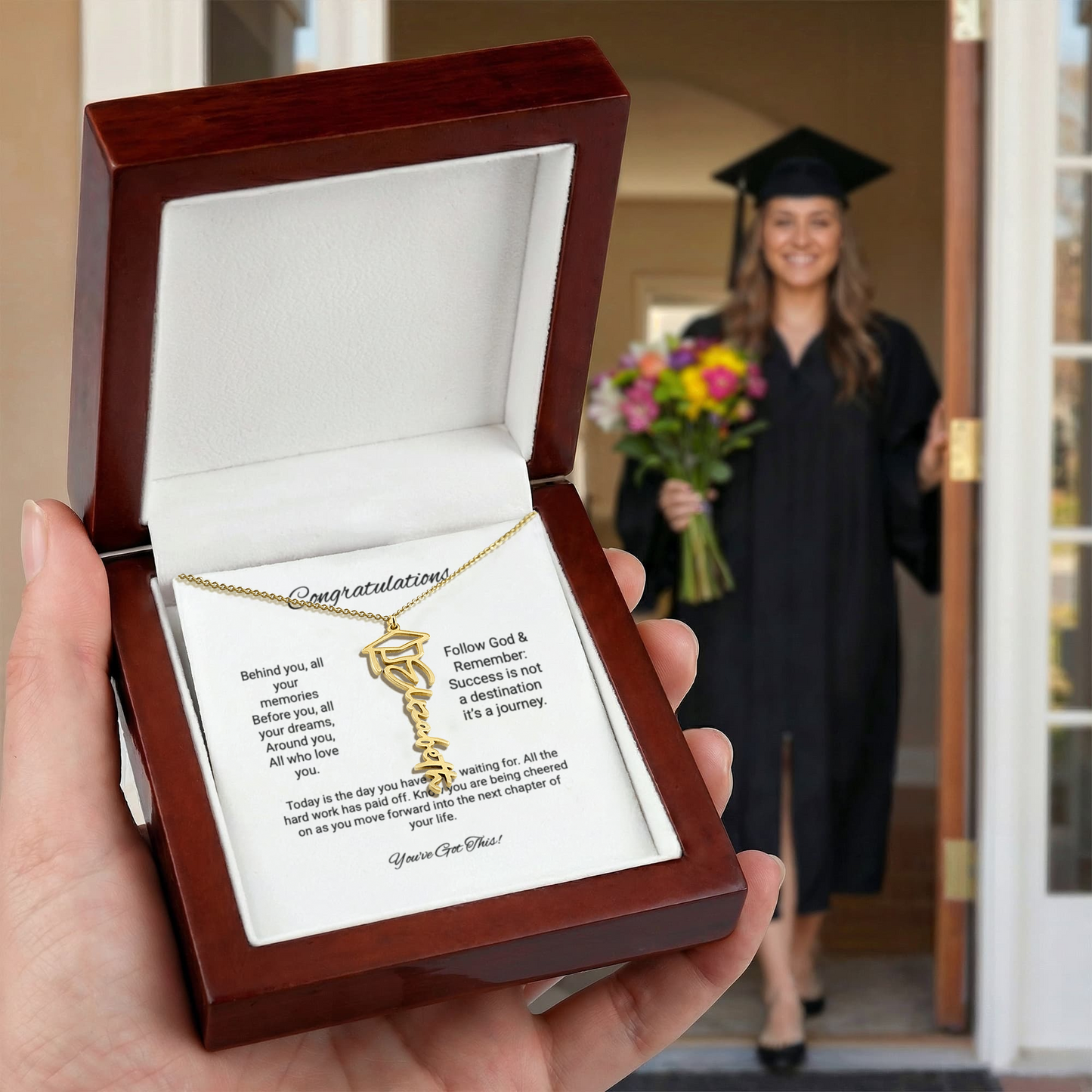 Personalized Graduation Necklace for that Special Graduate that they can cherish forever