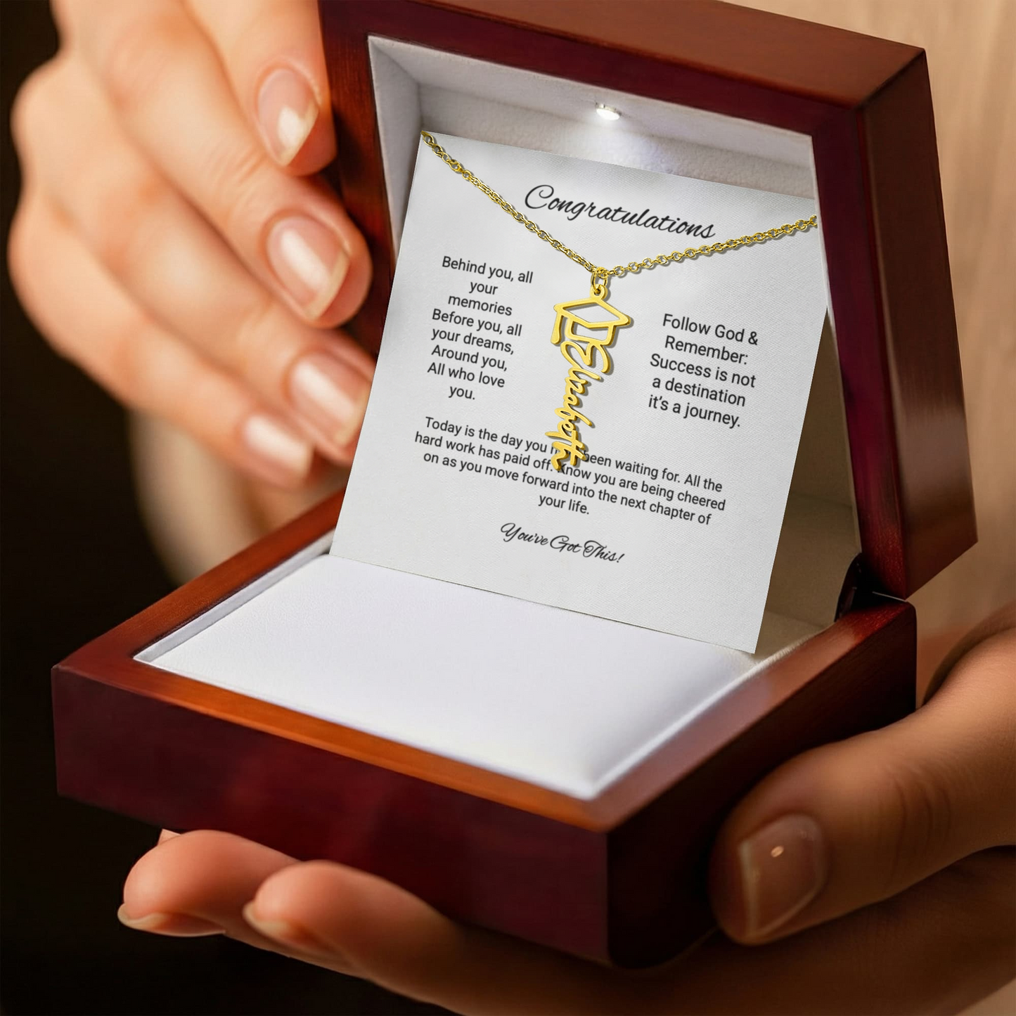 Personalized Graduation Necklace for that Special Graduate that they can cherish forever